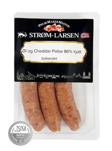 Strøm-Larsen AS Pale ale og cheddar pølse
