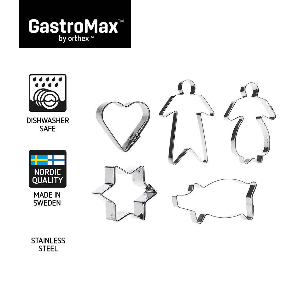 GastroMax Pepperkakeformer 5 stk
