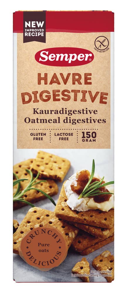 SEMPER Havre Digestive Glutenfri