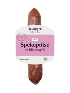 Heldiggris Spekepølse Rødvin