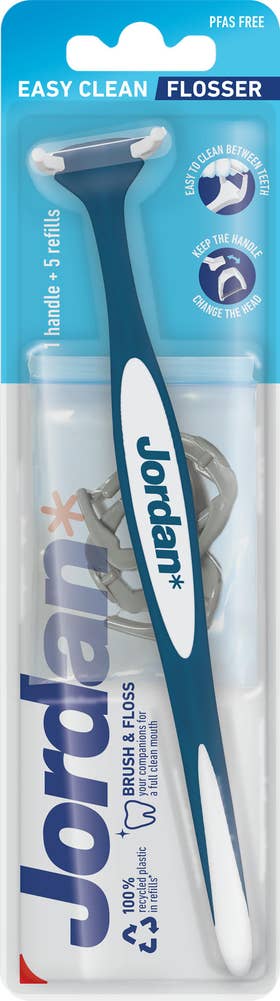 Jordan Easy Clean Flosser 1 + 6 Ass. farge