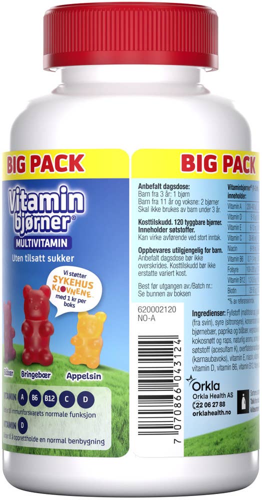 Vitaminbjørner® Vitaminbjørner Big pack