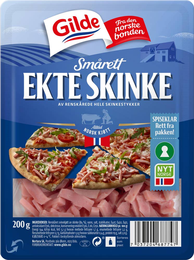 Gilde Smårettskinke strimlet