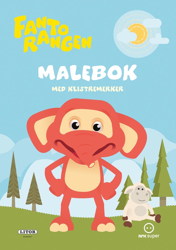 ARK Malebok Fantorangen m/klistermerker