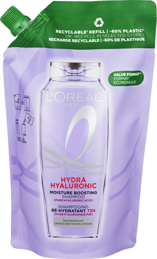 L'Oreal Elvital Hyaluron plump shampoo refill