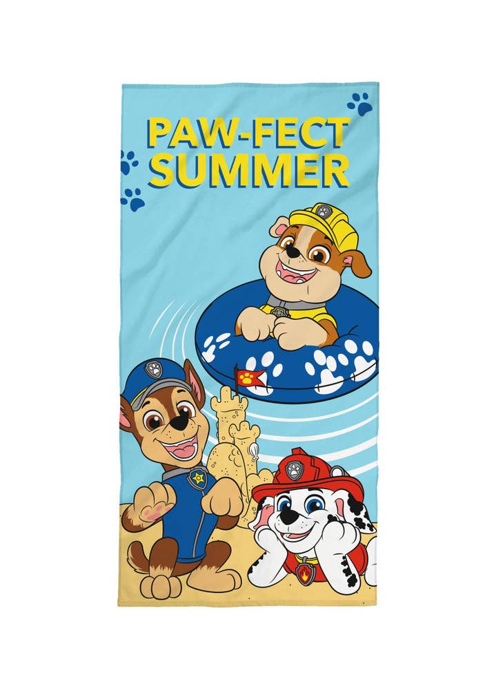Magic Store Paw Patrol håndkle 70 x 140 cm