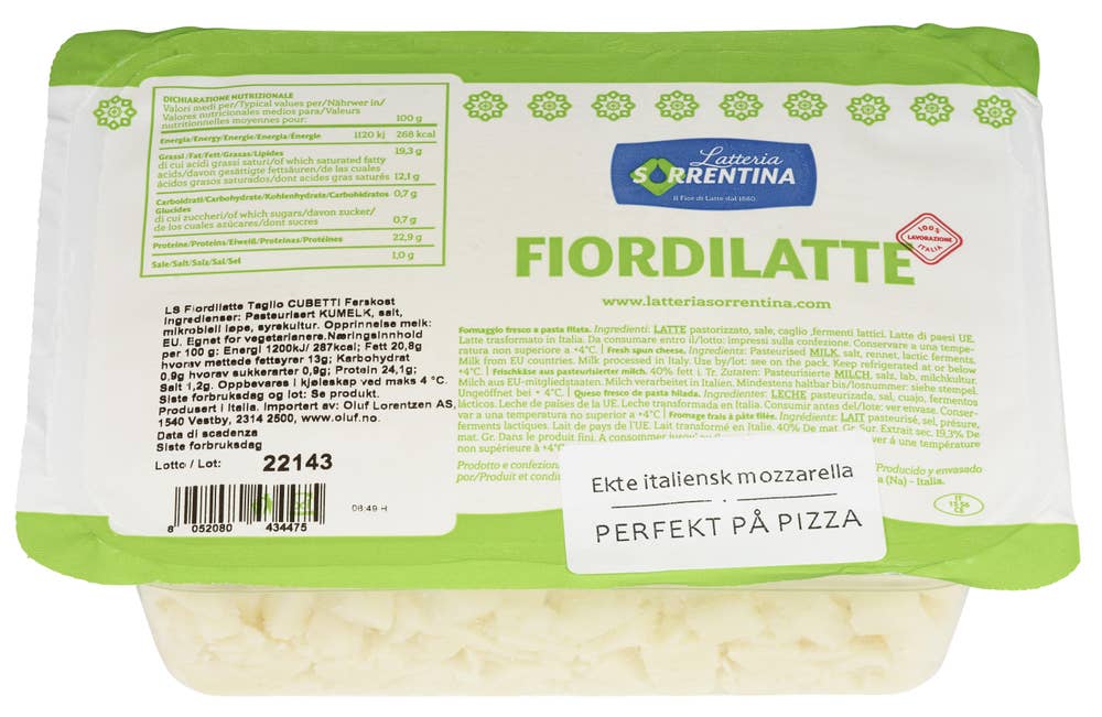Latteria Sorrentina Cubetti Italiensk Pizzaost