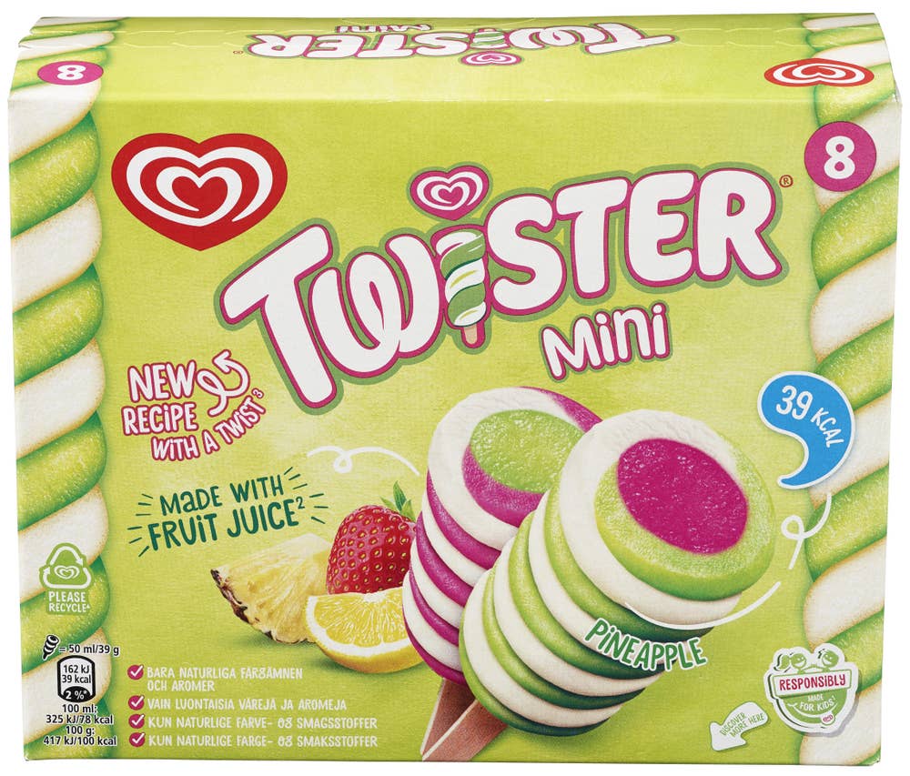 Heartbrand Twister Pineapple 8 stk
