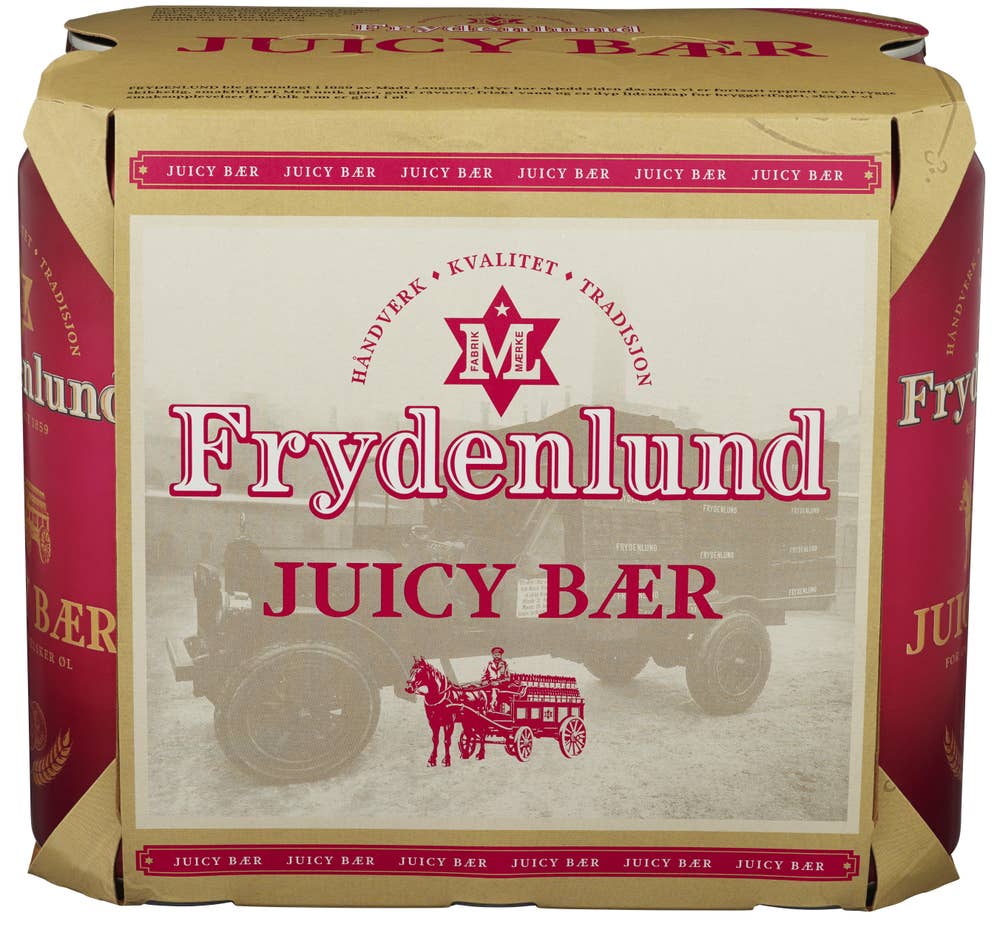 Frydenlund Juicy Bær 6 x 0,5l