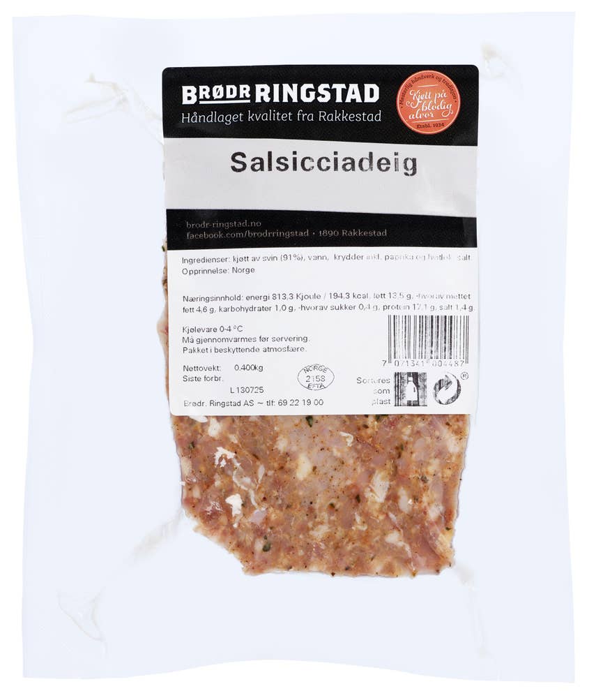 Brødr Ringstad Salsicciadeig