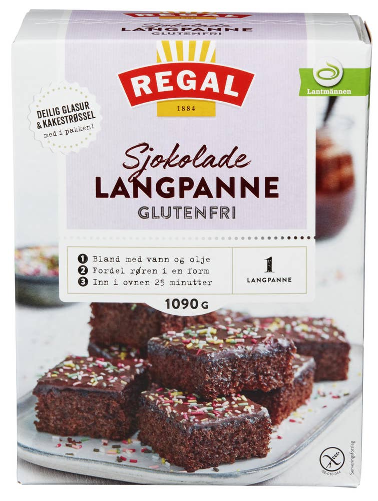 Regal Langpanne Sjokoladekake Glutenfri