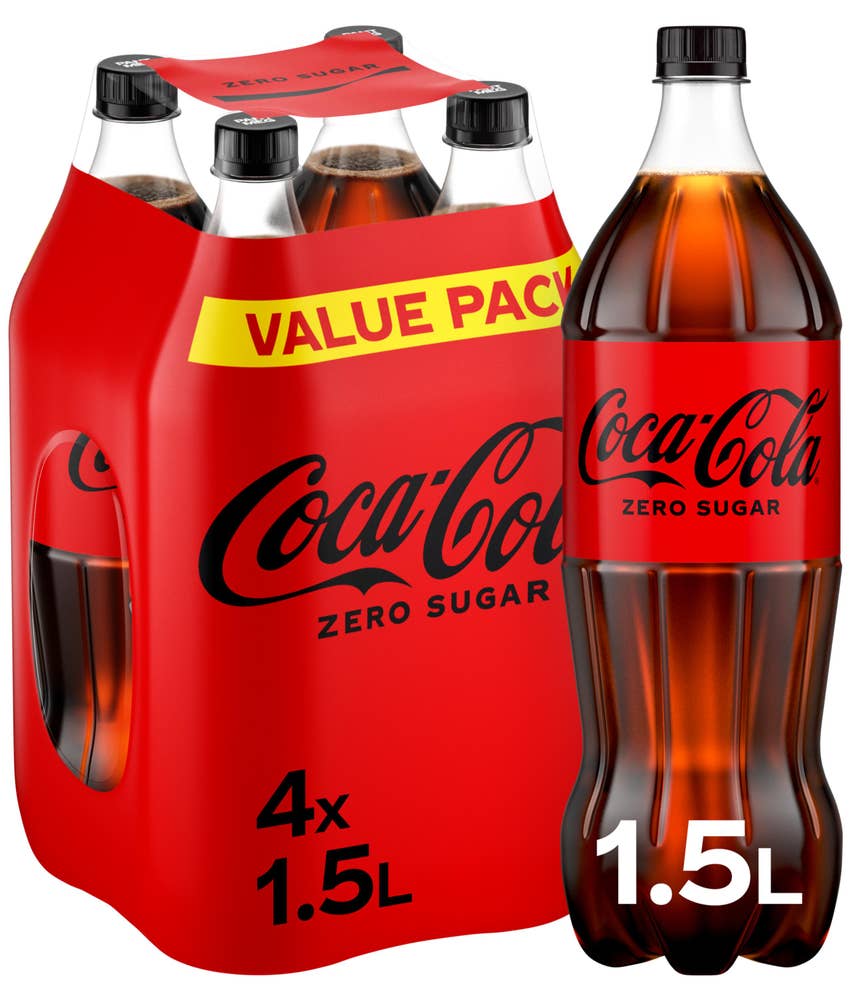 Coca-Cola Zero Sugar 4 X 1,5L