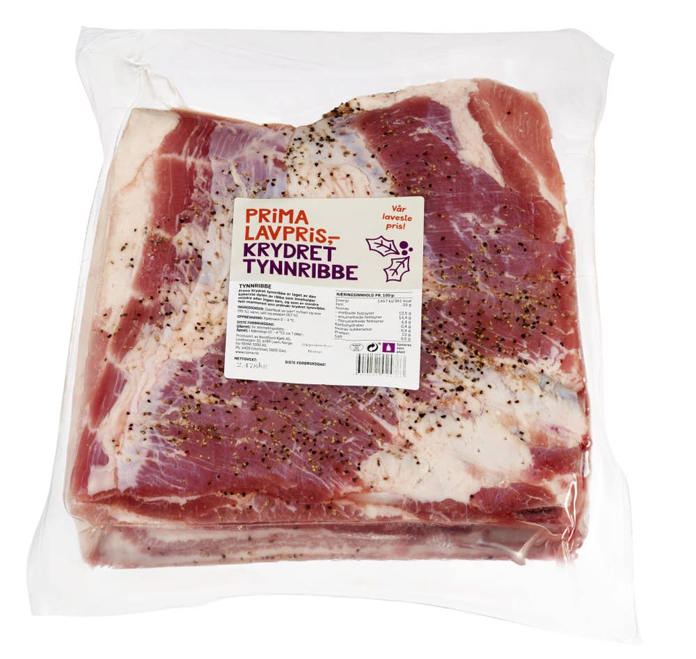 Prima Lavpris Krydret Tynnribbe