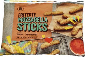R Friterte mozzarellasticks 16 stk