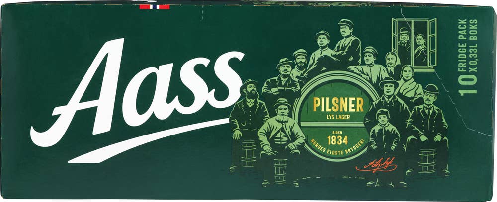Aass Bryggeri Aass Pilsner fridgepack 10 x 0,33l