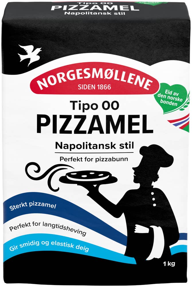 Norgesmøllene Pizzamel Tipo 00 Napolitansk Stil