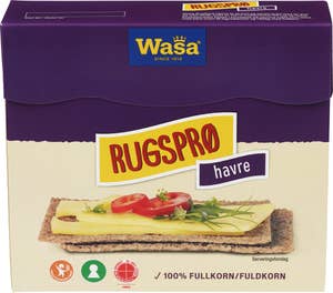 Wasa Knekkebrød Rugsprø Havre