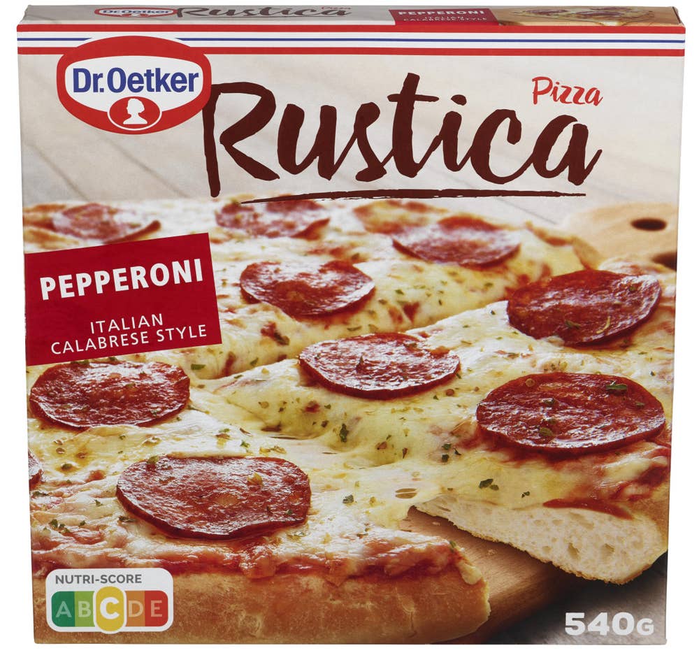 Rustica Pepperoni Calabrese Pizza 540 g