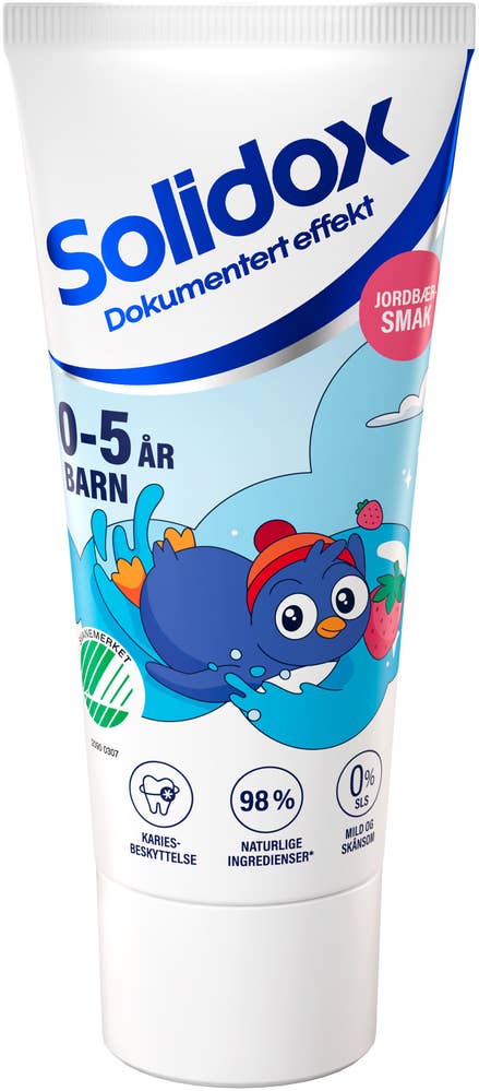 Solidox Barnetannkrem Assortert design og smak Fra 0-5år