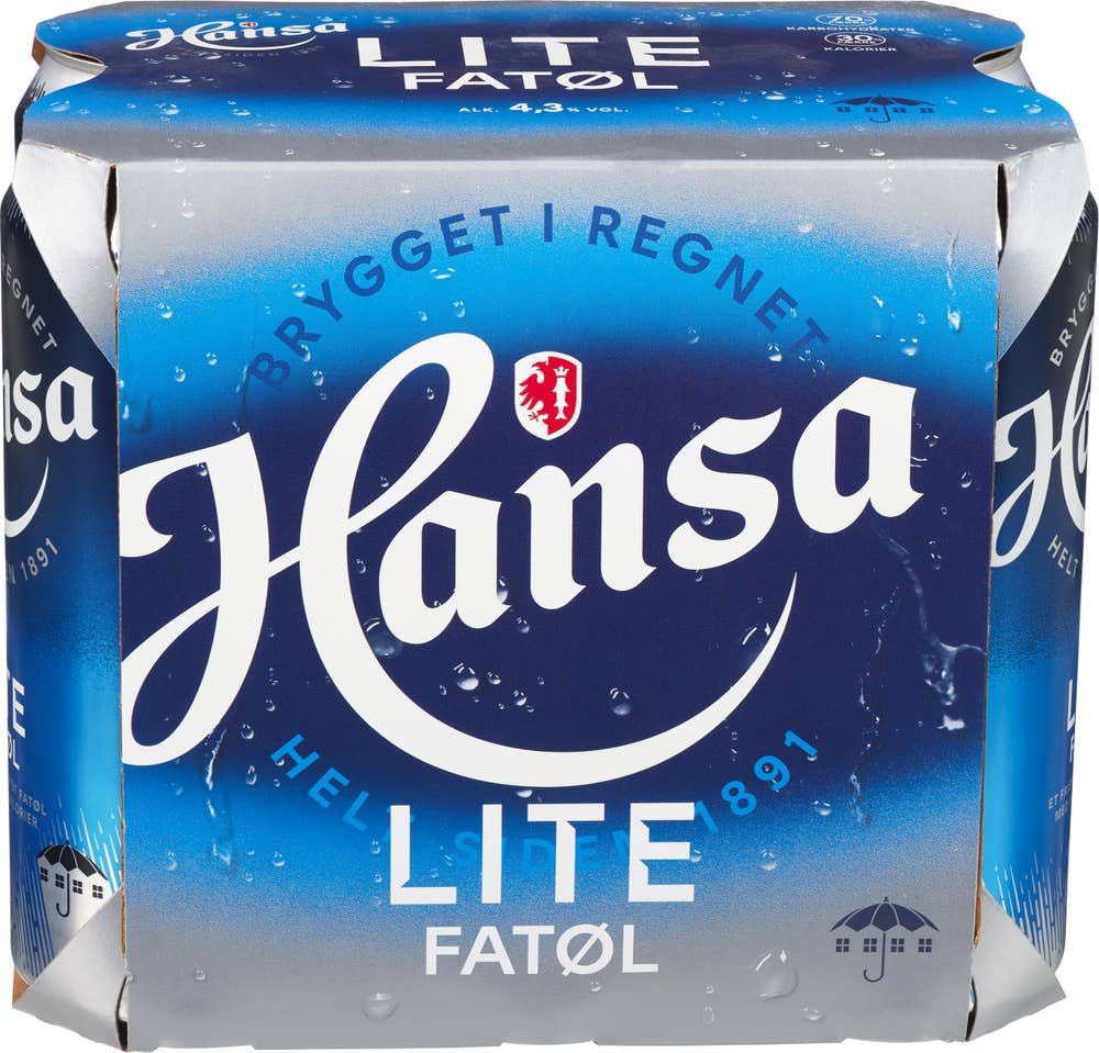 Hansa Fatøl LITE 6 x 0,5L