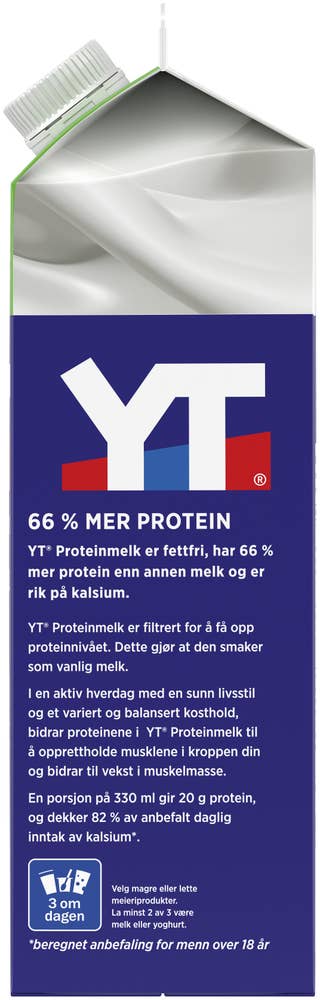 TINE YT proteinmelk Naturell