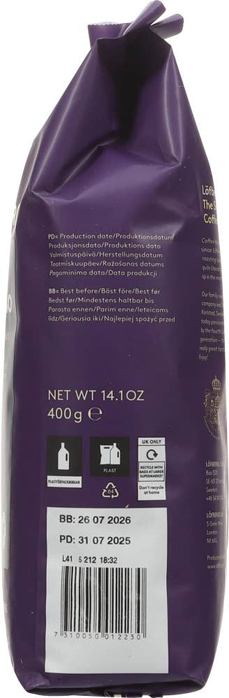 Löfbergs Espressobønner Extra dark roast
