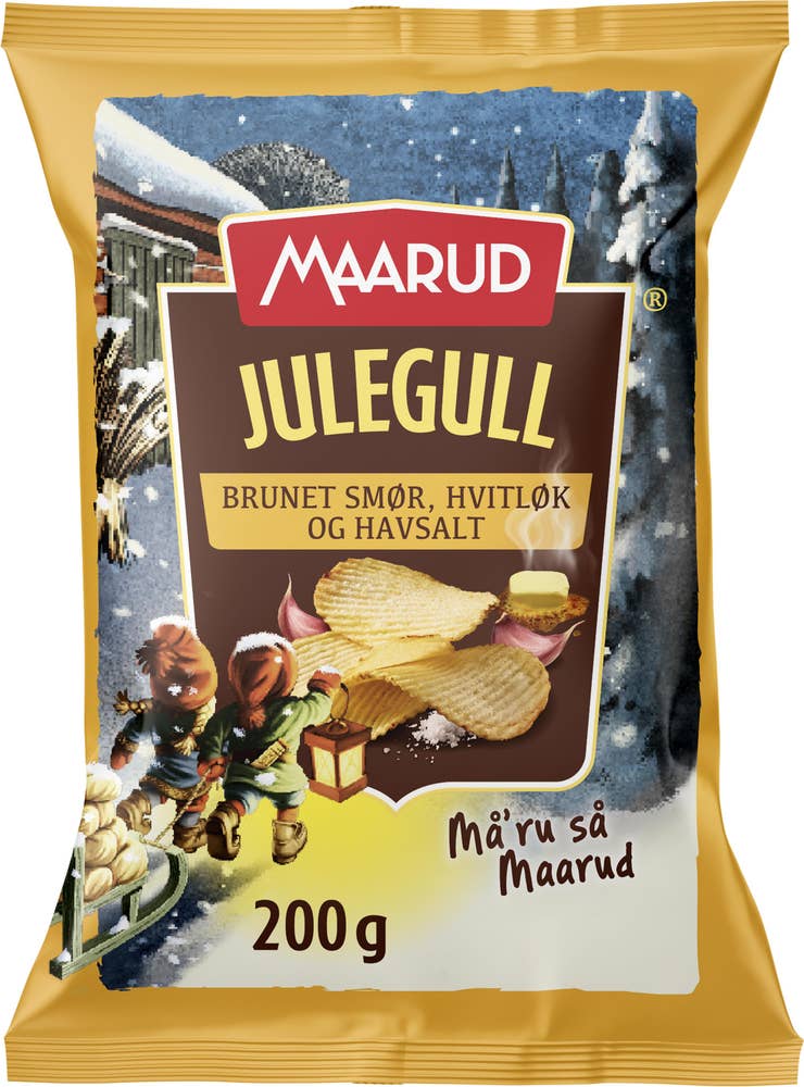 Maarud Julegull Brunet smør, hvitløk og havsalt