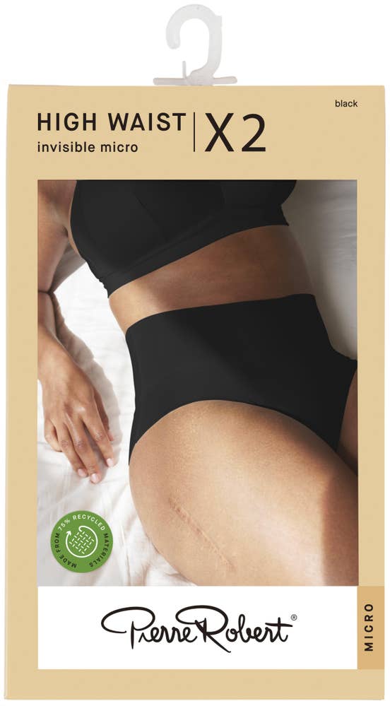 Pierre Robert High Waist Mikro Sort, str. L