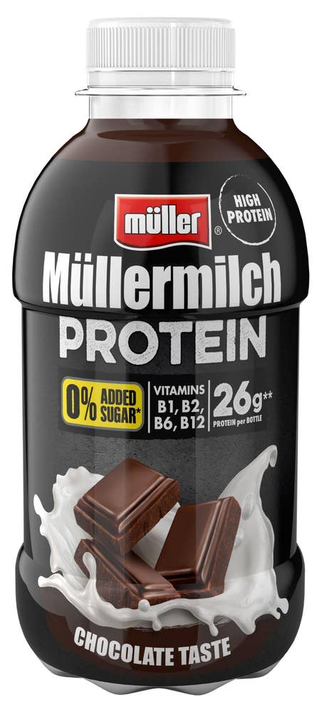 Müller Proteinmelk sjokolade Uten tilsatt sukker