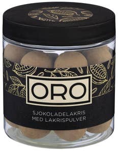 ORO Sjokoladelakris med lakrispulver