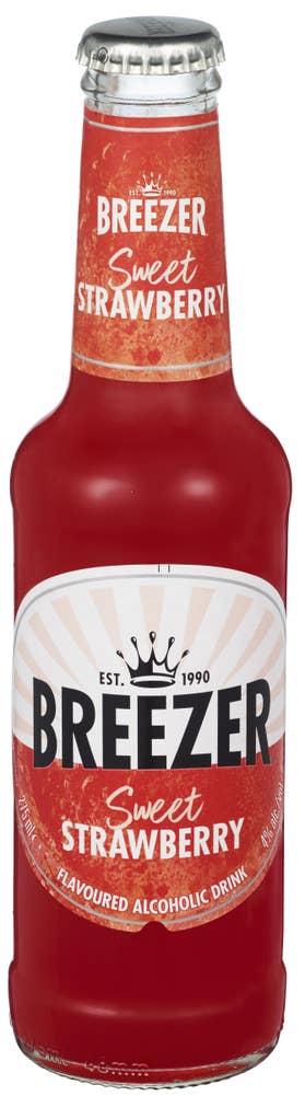Bacardi Breezer Strawberry 0,275 l flaske