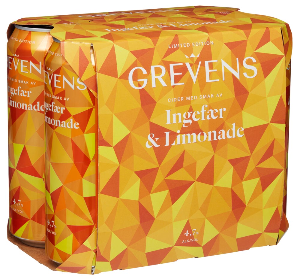 Grevens Høst Ingefær & Limonade 6 x 0,5L