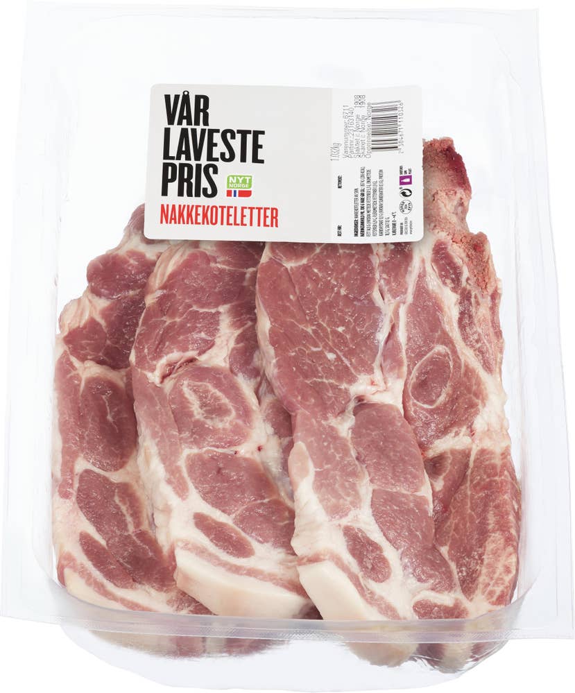 Vår Laveste Pris Nakkekoteletter