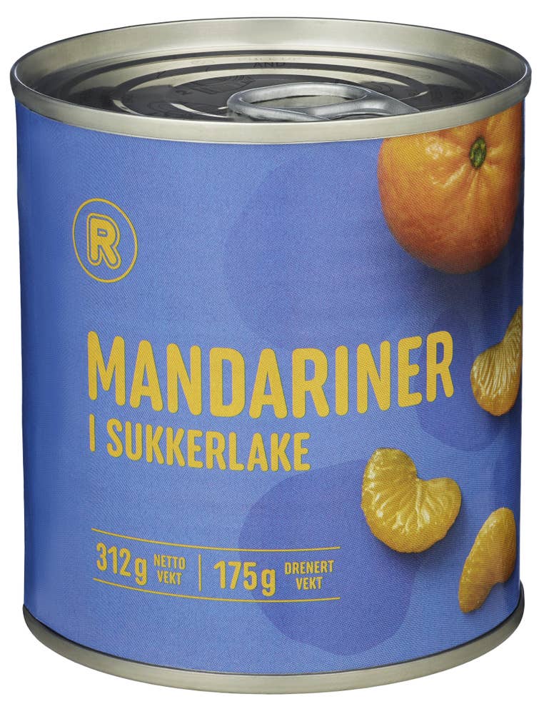 R Mandariner i sukkerlake