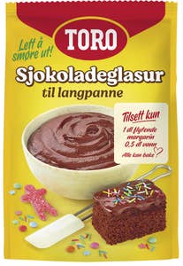 Toro Sjokoladeglasur langpanne