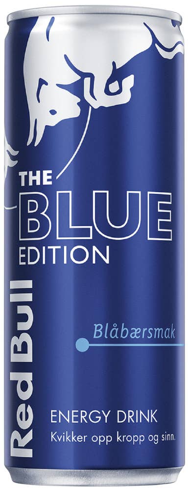 Red Bull Energidrikk Blue Edition Blåbær