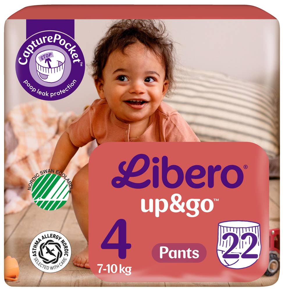 Libero Up & Go buksebleie Str. 4, 7-11kg