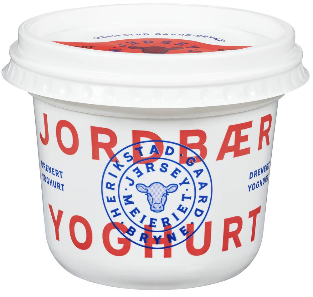 Jerseymeieriet Jordbæryoghurt