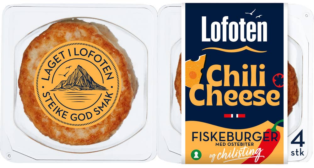 Lofoten Fiskeburger Chili Cheese