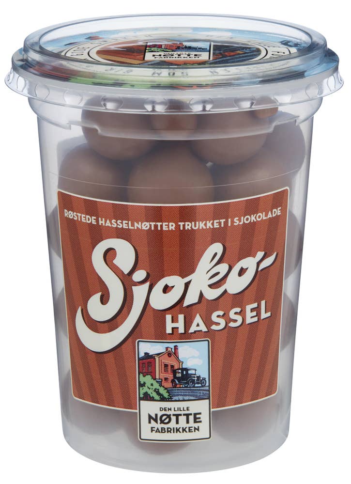 Den Lille Nøttefabrikken Sjokohassel Beger