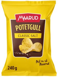 Potetgull classic salt