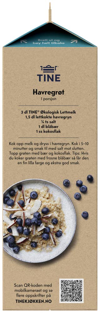 TINE Økologisk lettmelk 0,7% fett