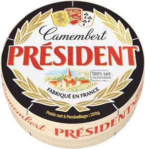 President Camembert i treeske