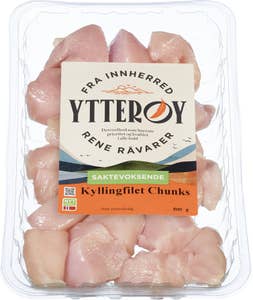 Ytterøy Kyllingfilet Chunks Saktevoksende kylling
