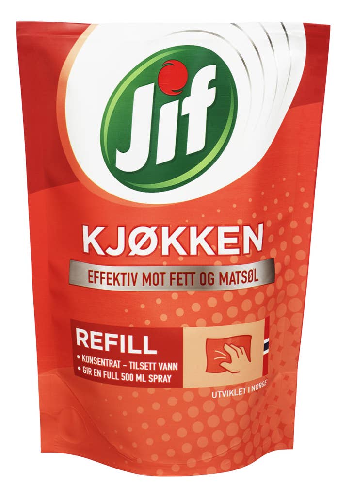 Jif Refill til kjøkkenspray Konsentrat som gir 500 ml