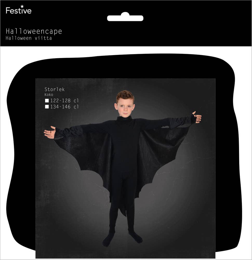 AB Alrik Hedlund Flaggermuskappe for barn Str. 122-128