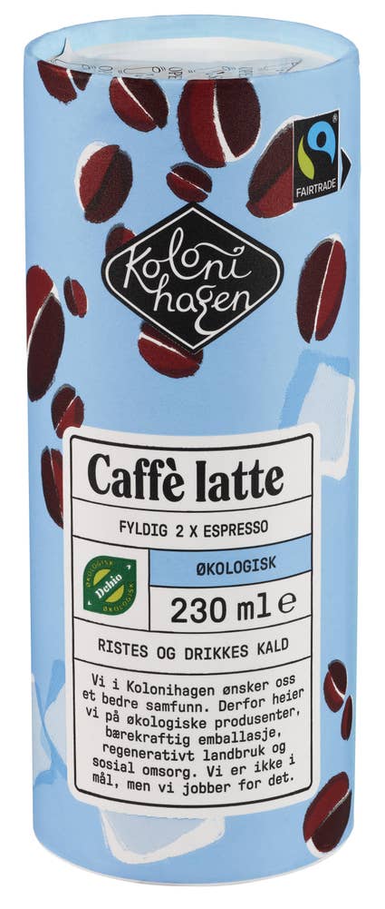 Økologisk iskaffe latte 230 ml