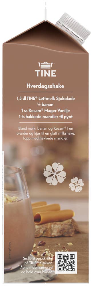 Tine Lettmelk Sjokolade Usøtet