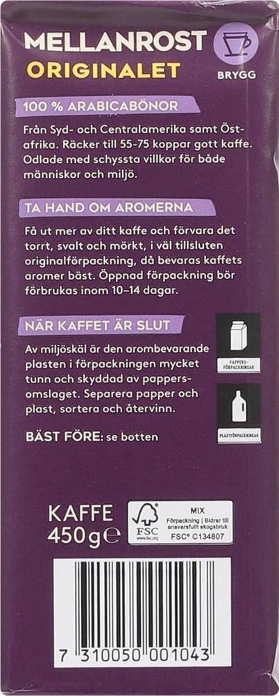 Löfbergs Mellanrost filtermalt
