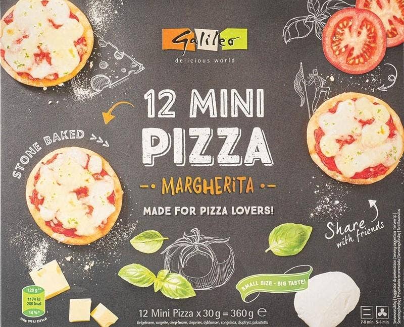 Mantinga Minipizza Margherita 12 stk